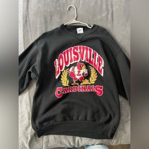 Louisville Cardinals vintage crewneck